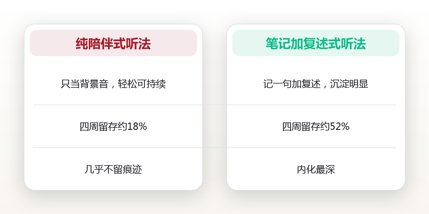 听书与播客：把通勤时间变成移动图书馆 对比图