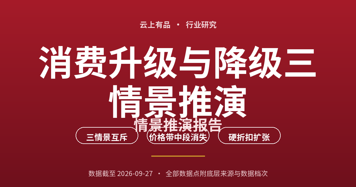 消费升级与降级三情景推演 封面