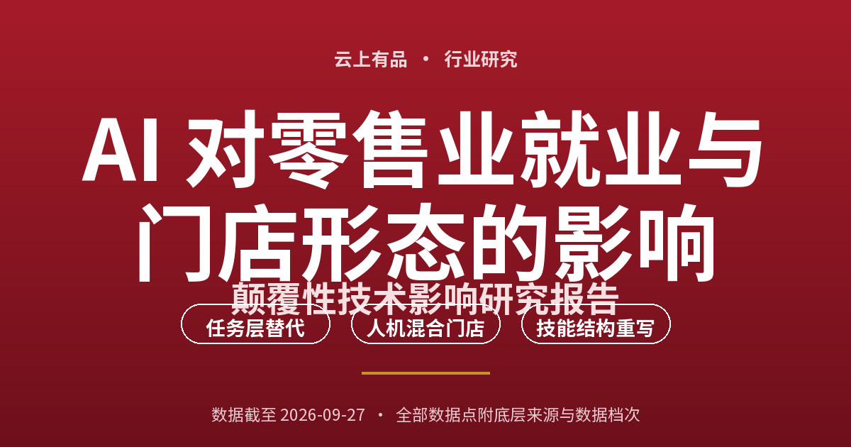 AI 对零售业就业与门店形态的影响 封面