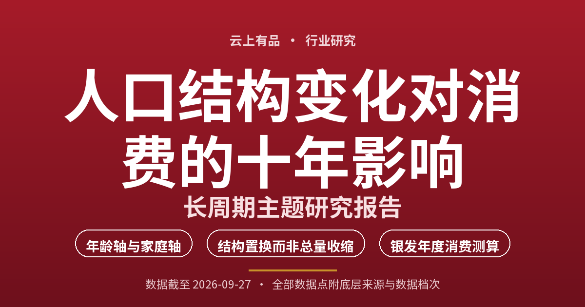 人口结构变化对消费的十年影响 封面