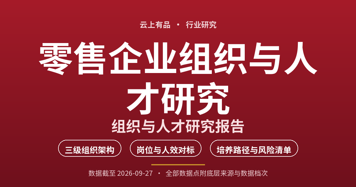 零售企业组织与人才研究 封面
