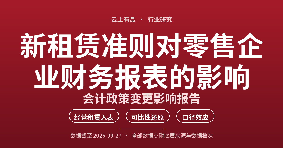 新租赁准则对零售企业财务报表的影响 封面