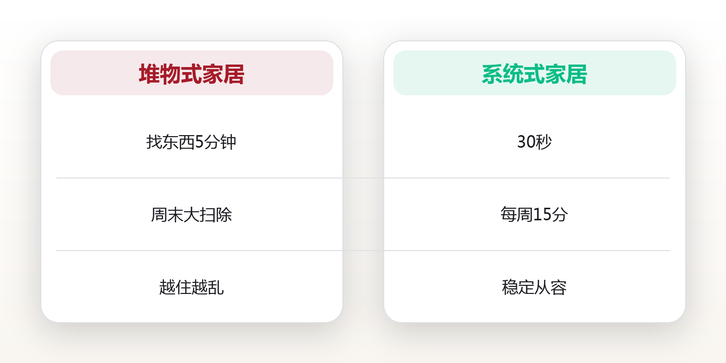 把家变成系统:3条动线设计,让90平米住出从容感 对比图